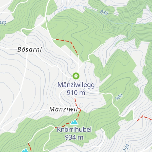 Map of Mänziwilegg