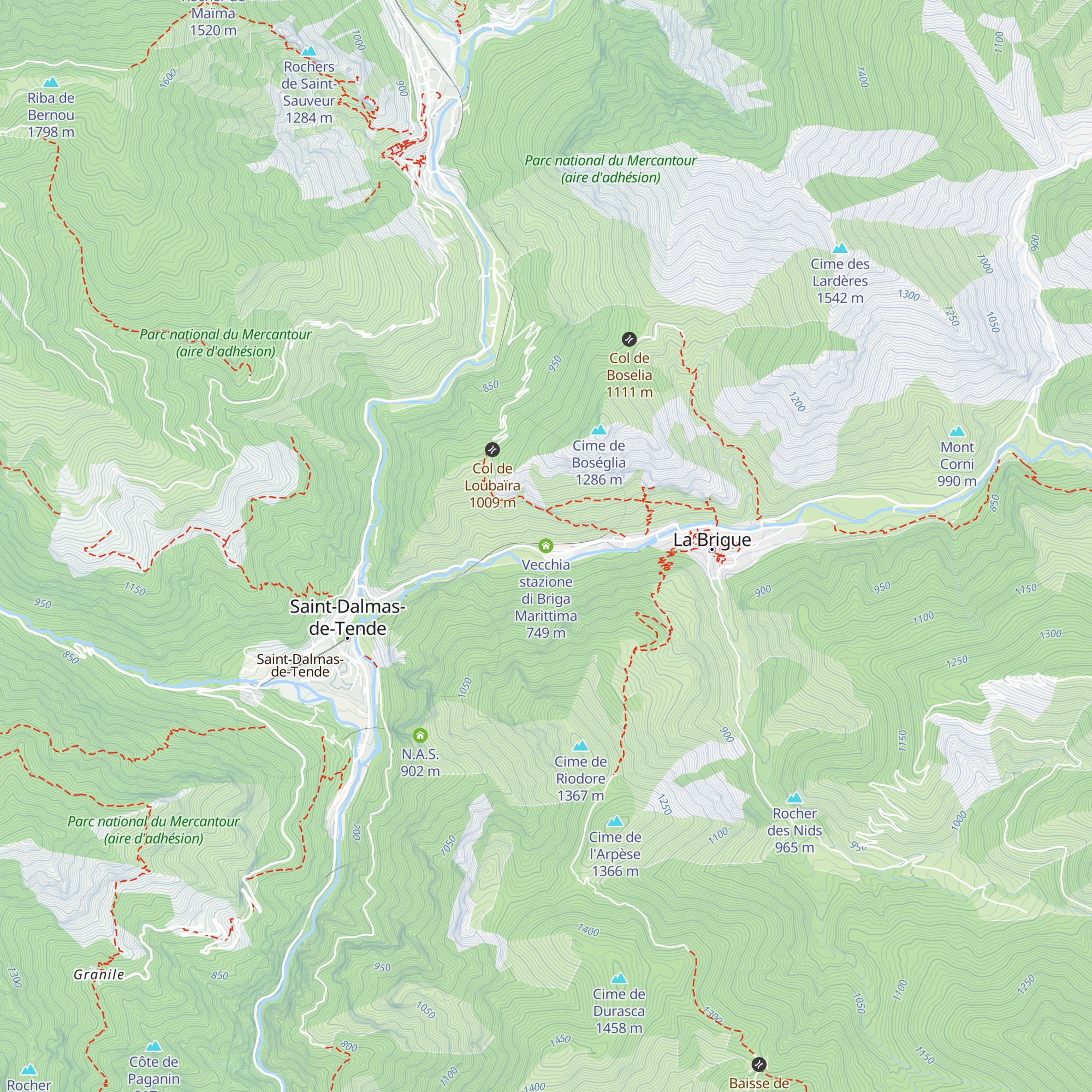 Vecchia stazione di Briga Marittima map