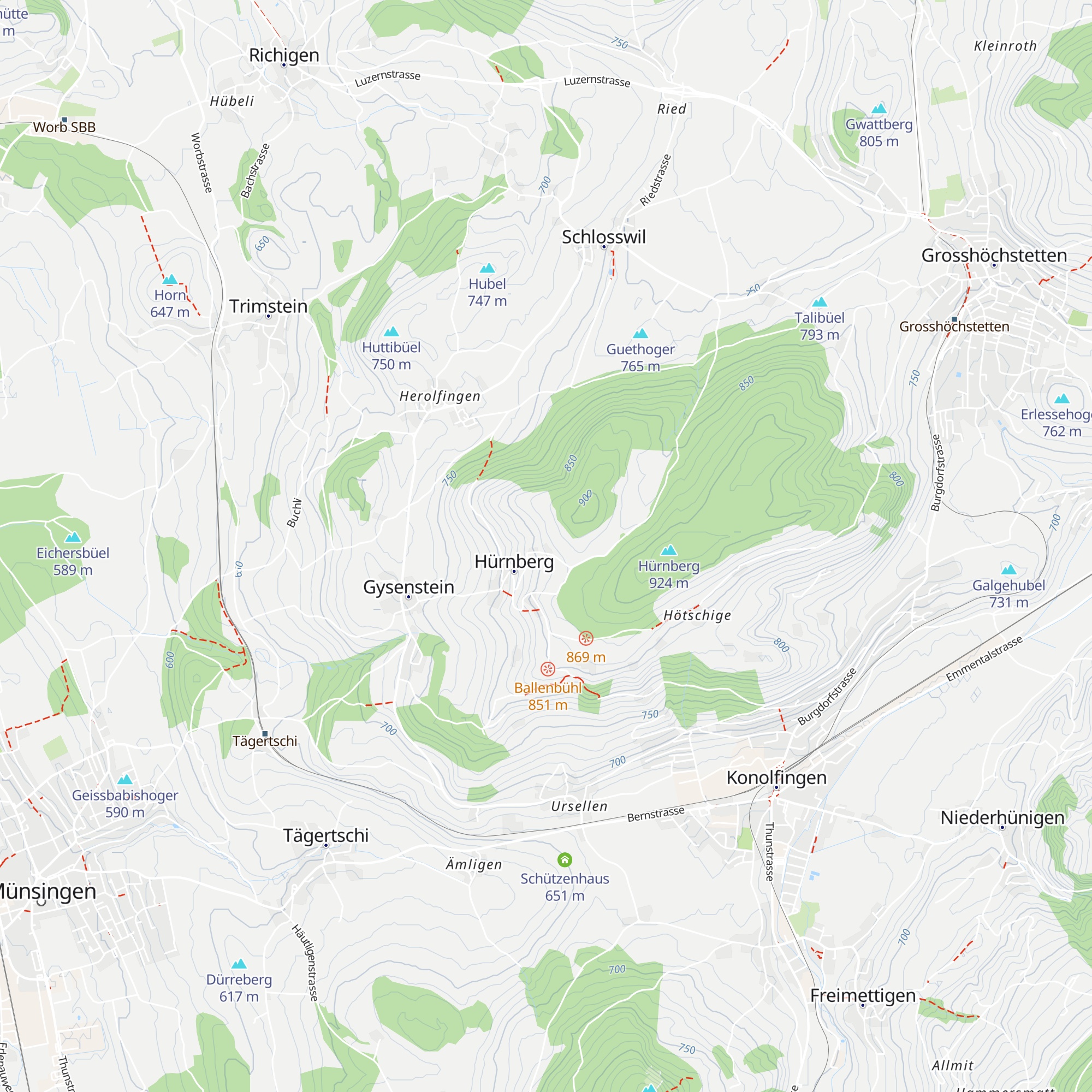 Spycher map