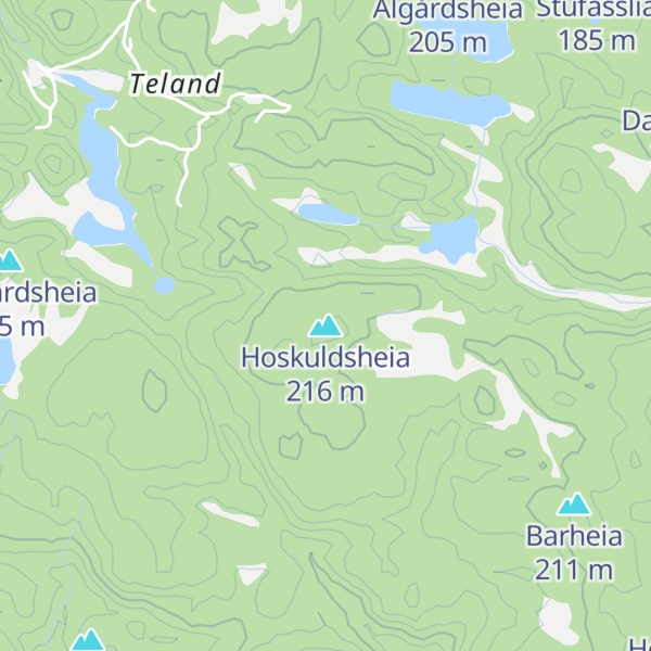 Map of Hoskuldsheia