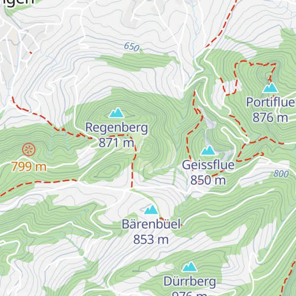Map of Melchhüttenberg