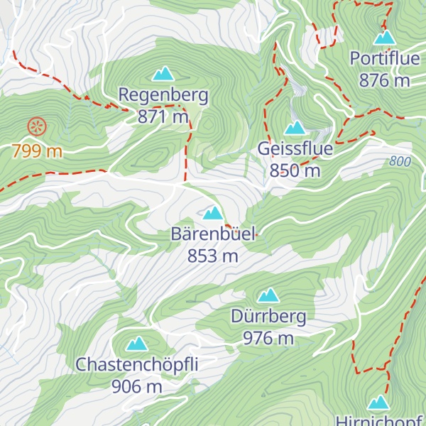 Map of Bärenbüel
