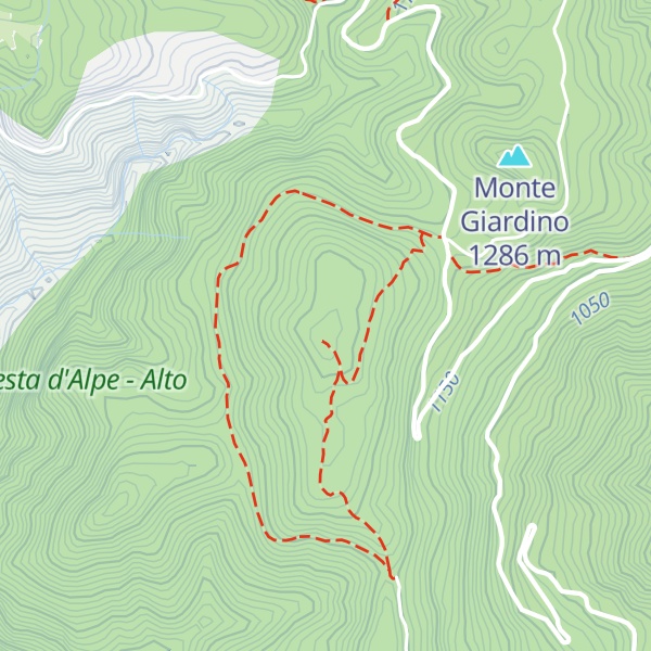Map of Monte Gouta