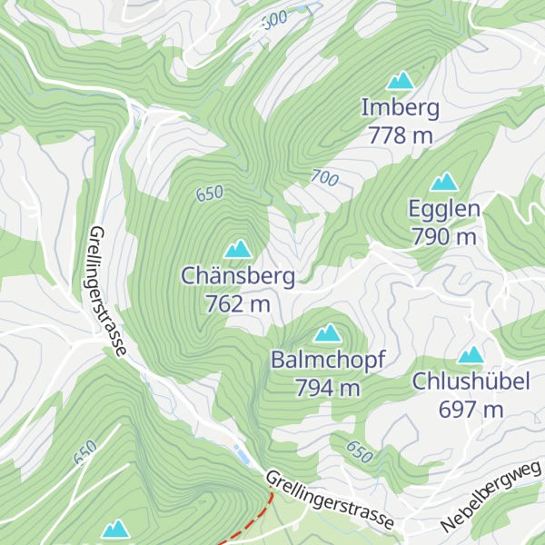 Map of Hof Hinterbalm