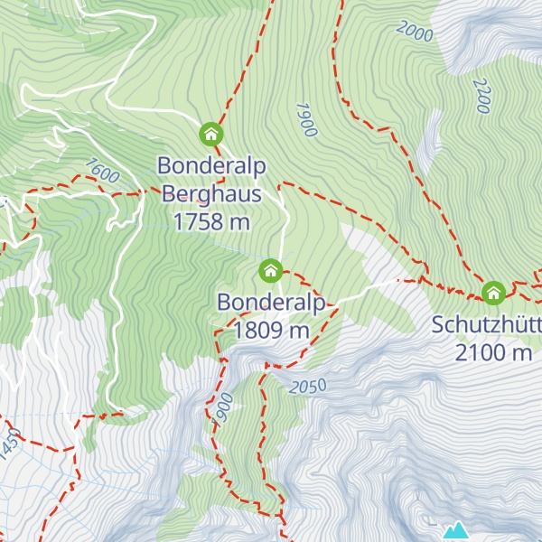 Map of Bonderalp