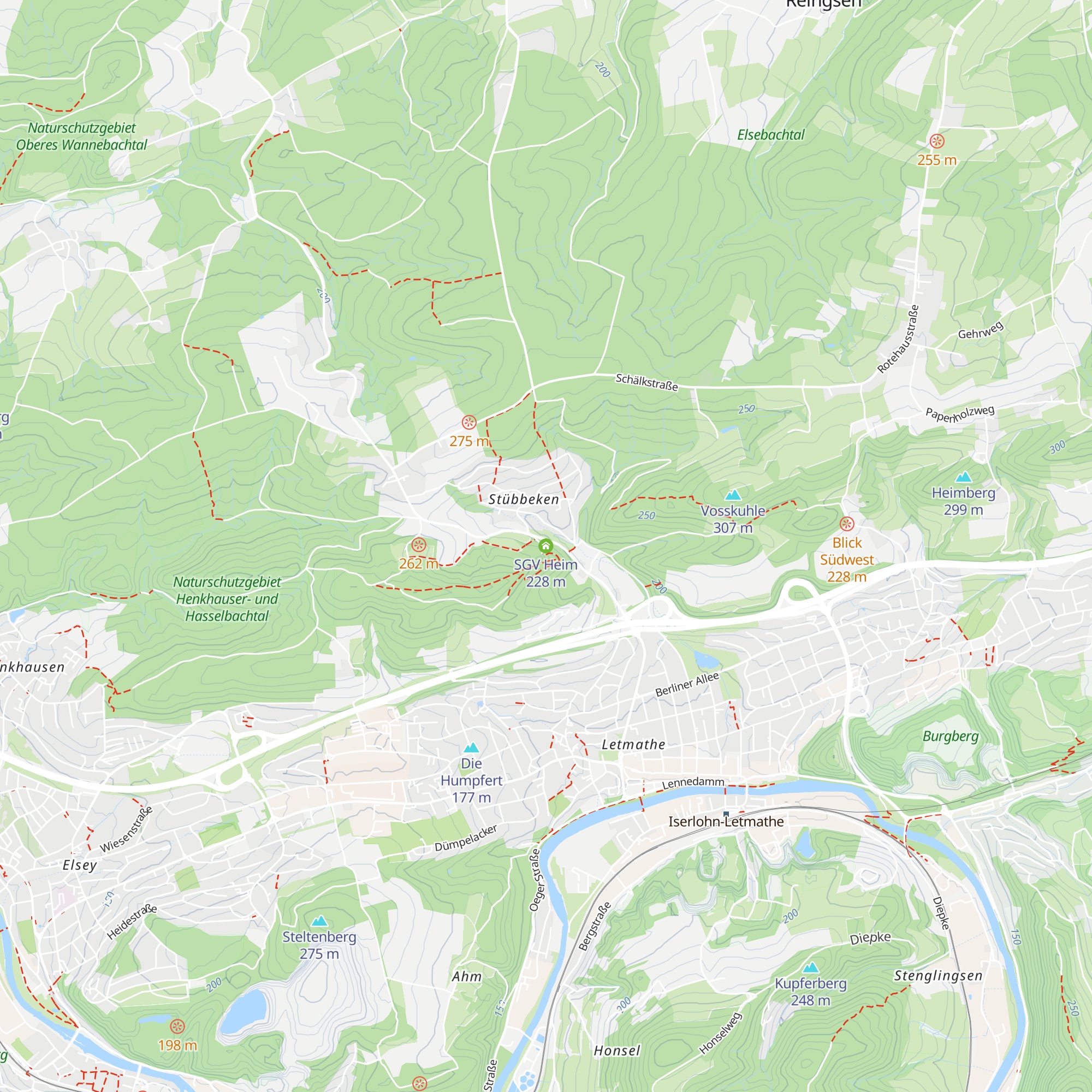 SGV Heim map