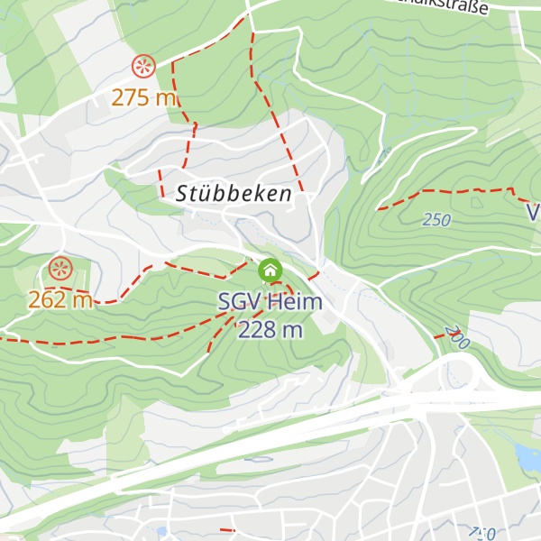 Map of SGV Heim