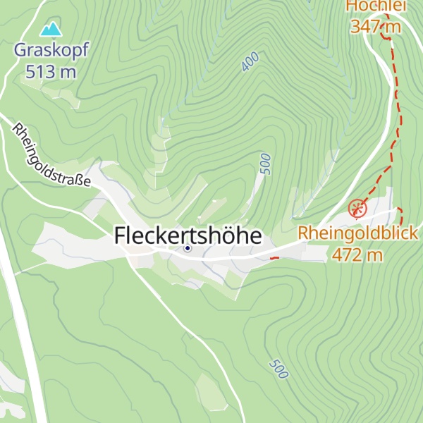 Map of Fleckertshöhe