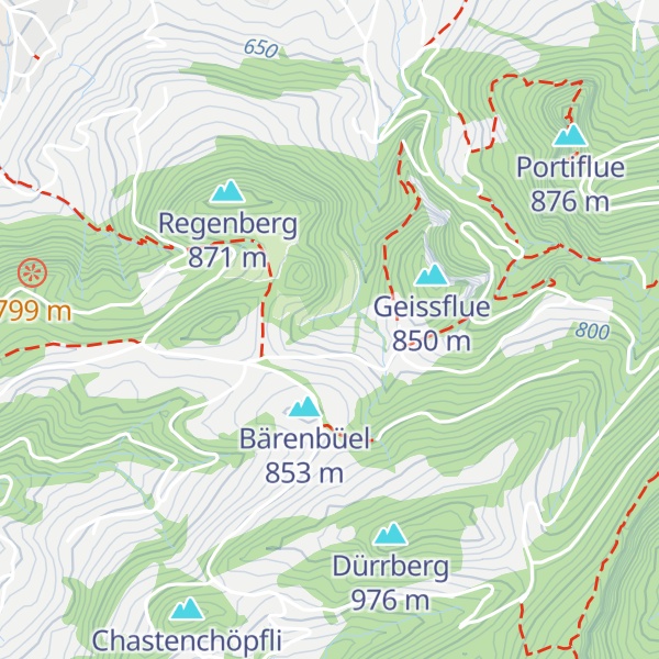 Map of Melchhütte