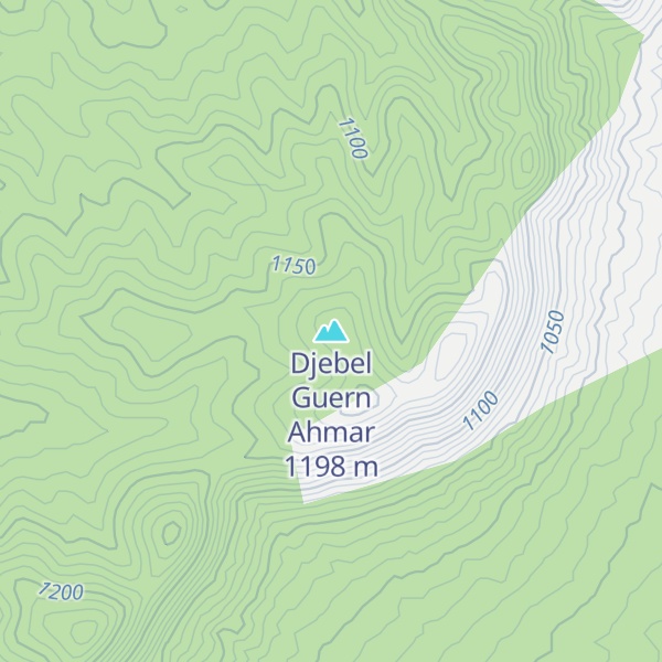 Map of Djebel Guern Ahmar