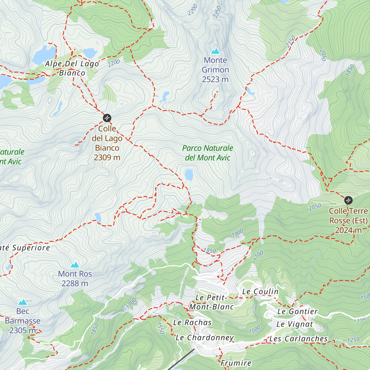 Bar Ristoro Lago Muffé map