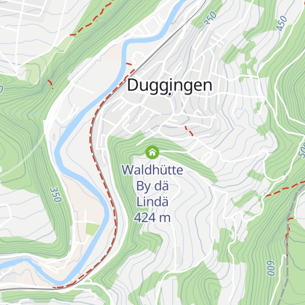Map of Waldhütte By dä Lindä
