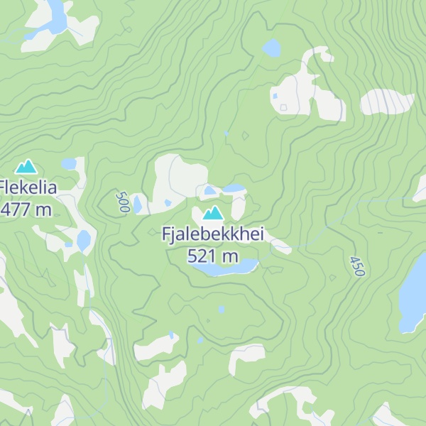 Map of Fjalebekkhei