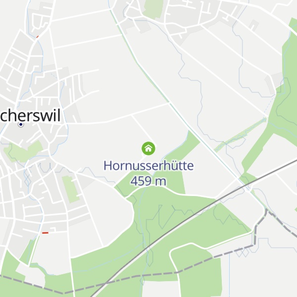 Map of Hornusserhütte
