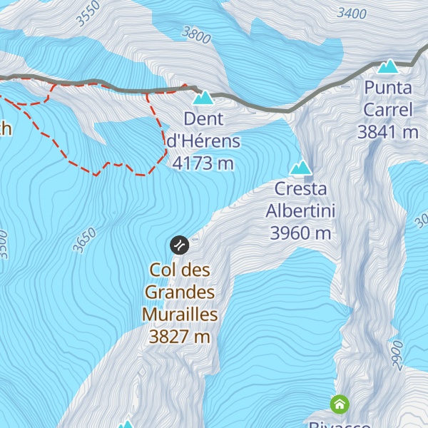Map of Bivacco Paolo Perelli Cippo