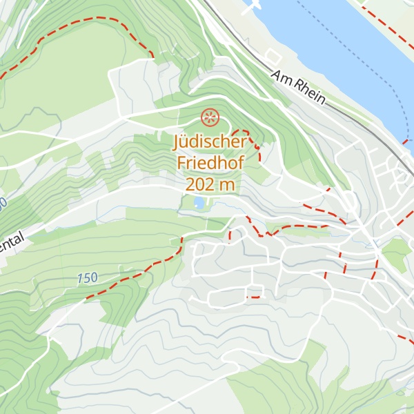 Map of Grillhütte Rhens