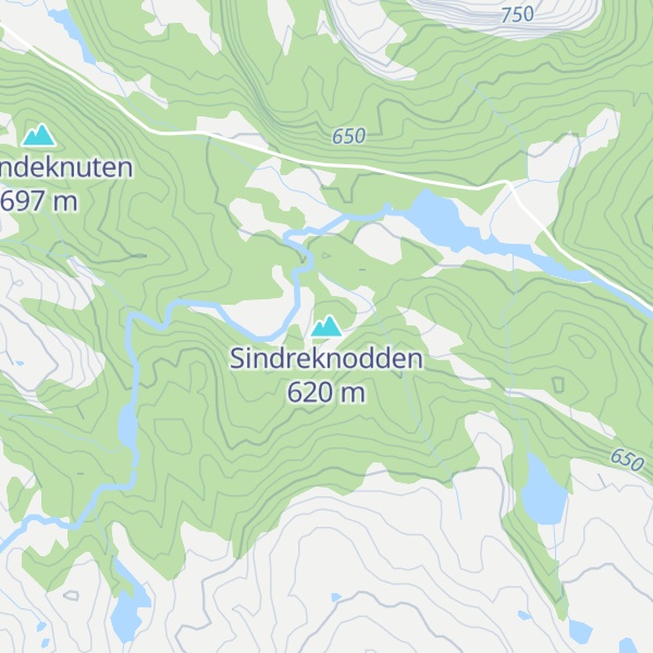 Map of Sindreknodden