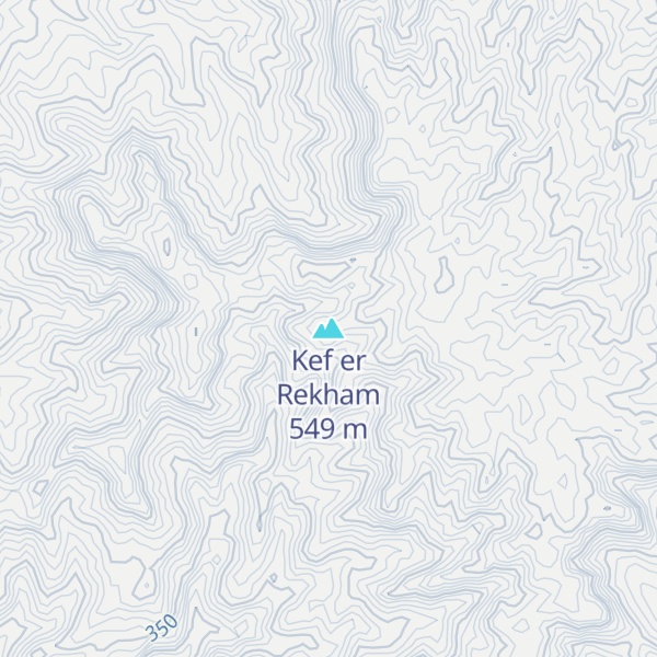 Map of Kef er Rekham