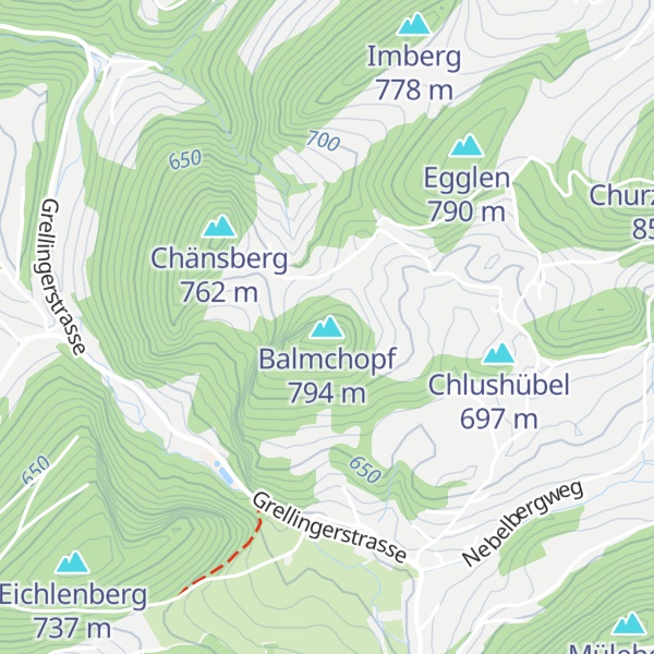 Map of Balmchopf