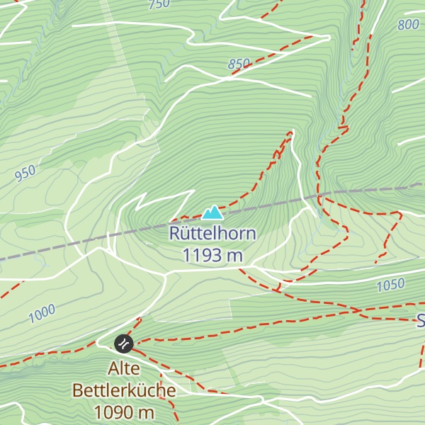 Map of Rüttelhorn