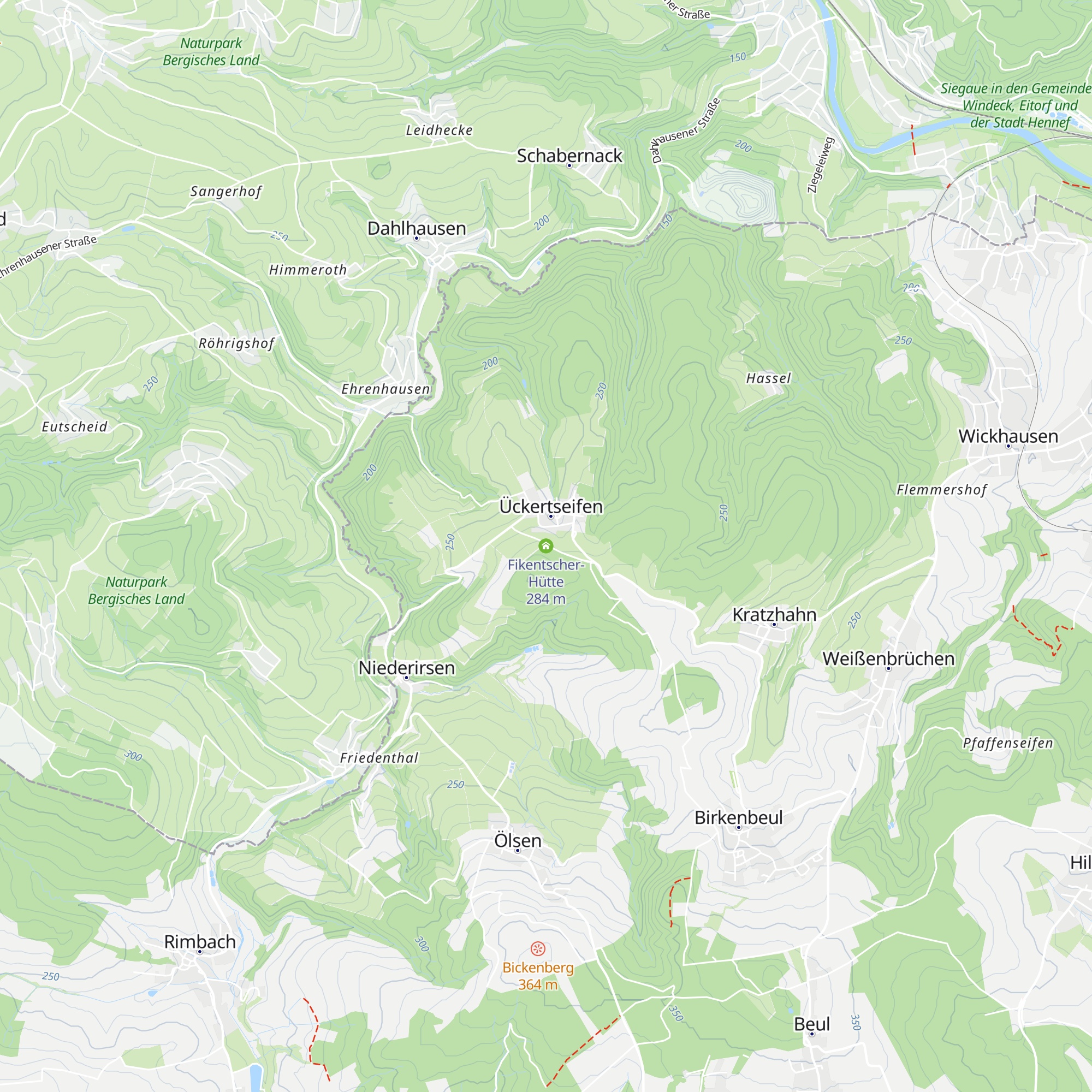 Fikentscher-Hütte map