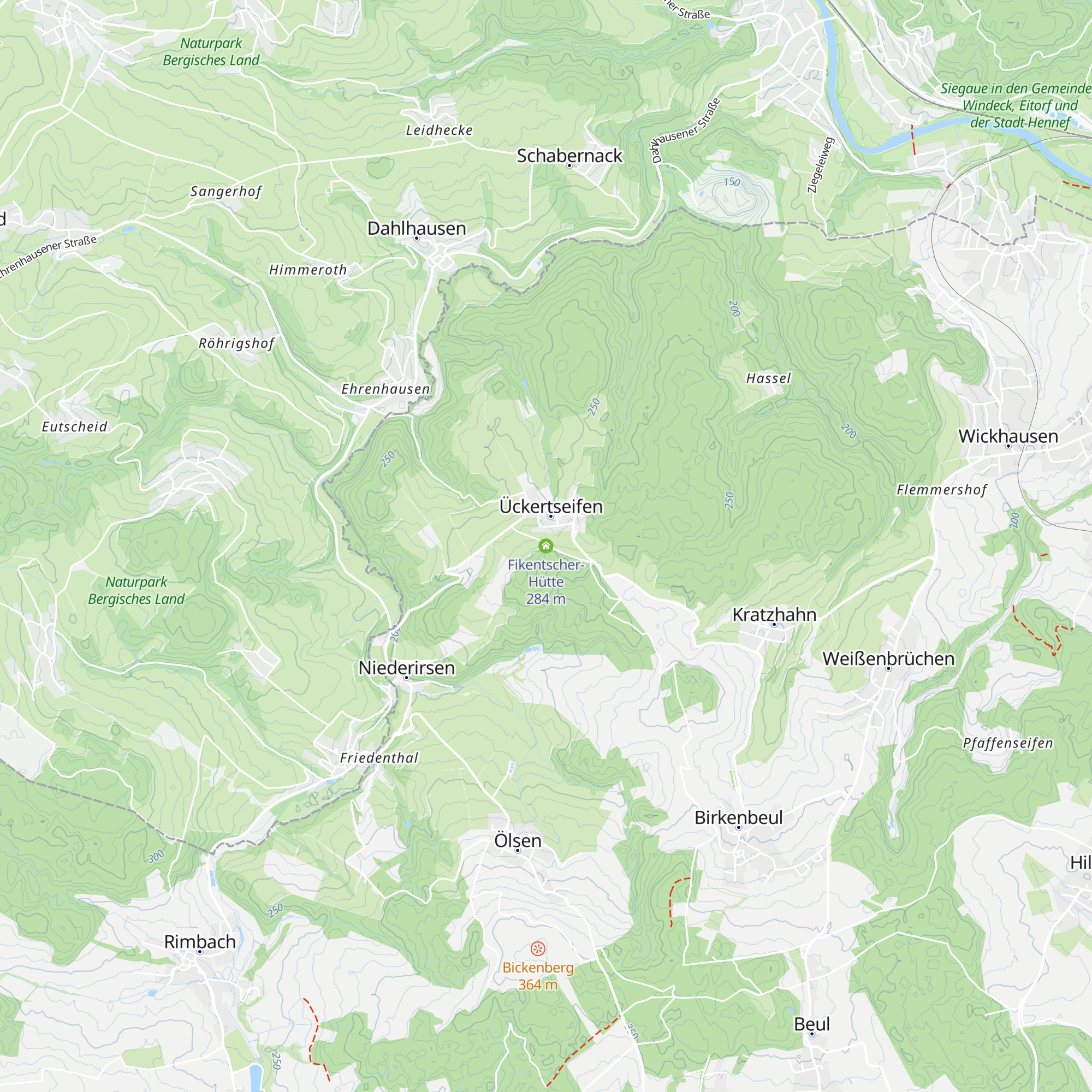 Fikentscher-Hütte map