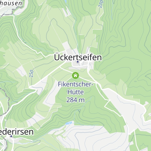 Map of Fikentscher-Hütte
