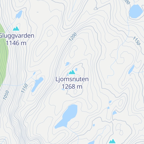 Map of Ljomsnuten