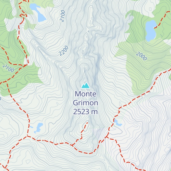 Map of Monte Grimon