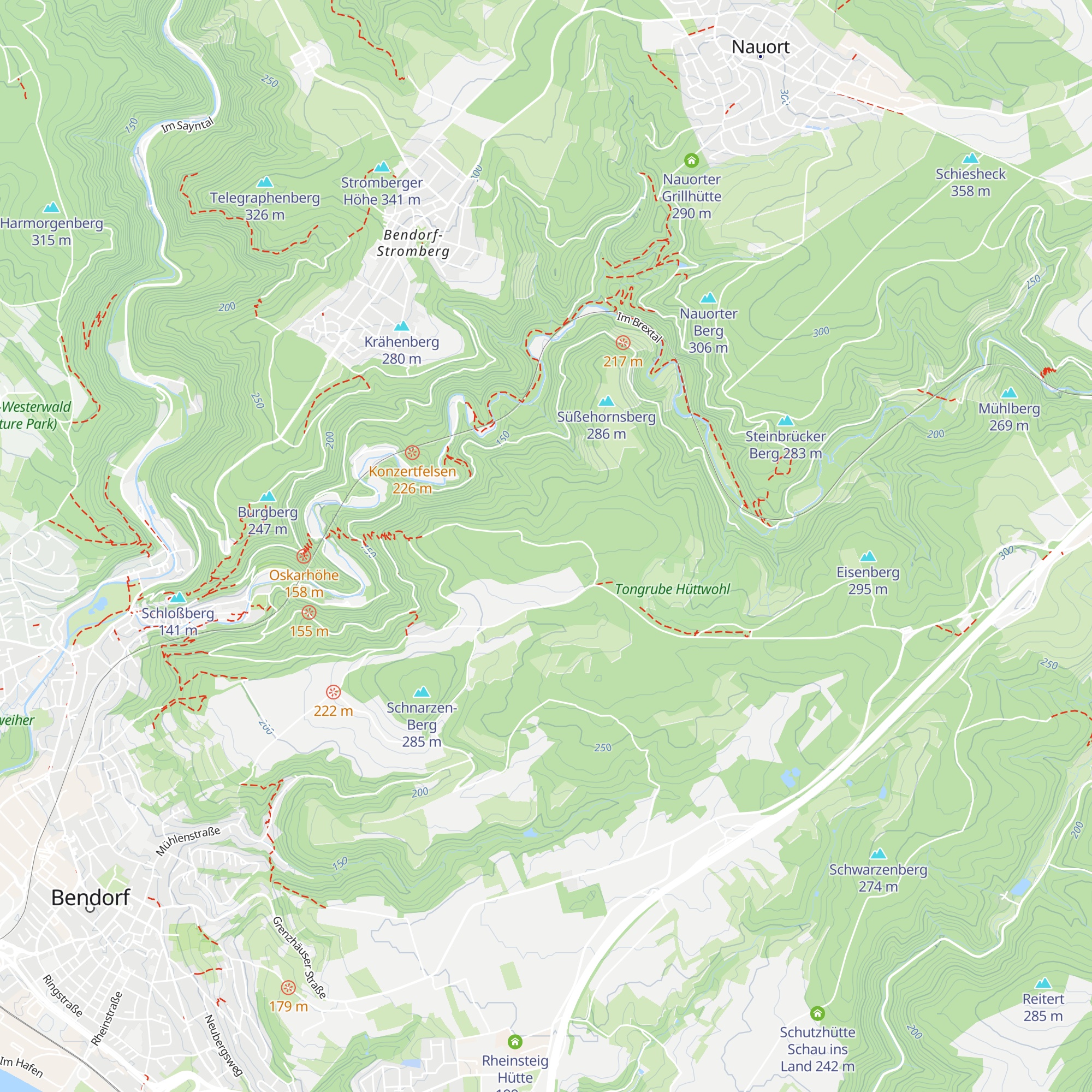 Schildchen Hütte map