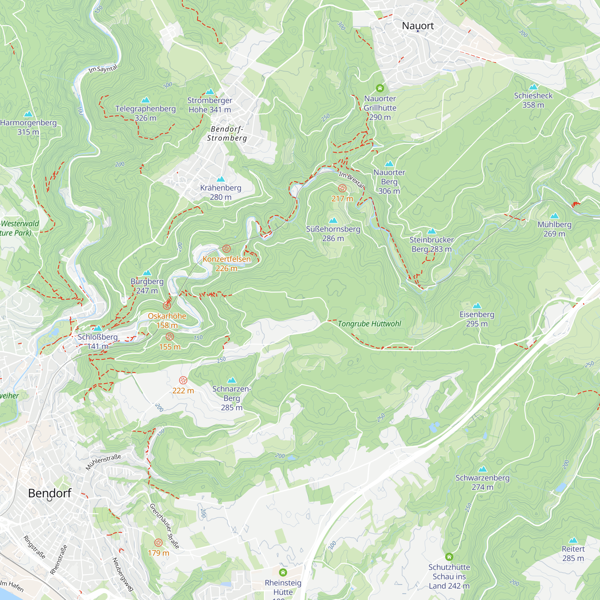 Schildchen Hütte map