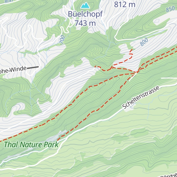 Map of Chrattenflue