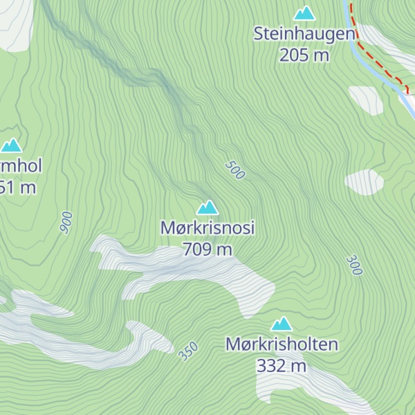 Map of Mørkrisnosi