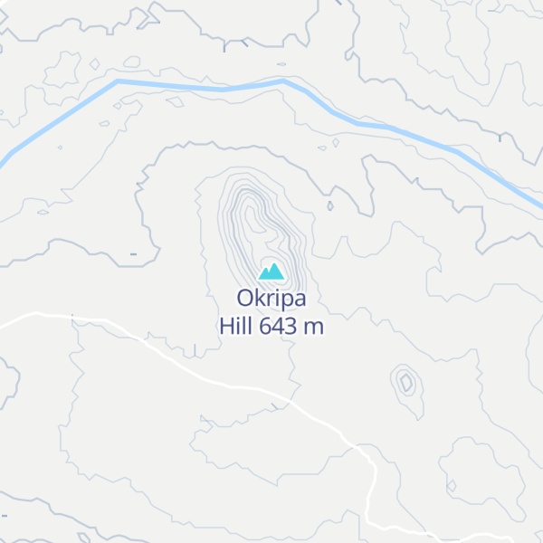 Map of Okripa Hill