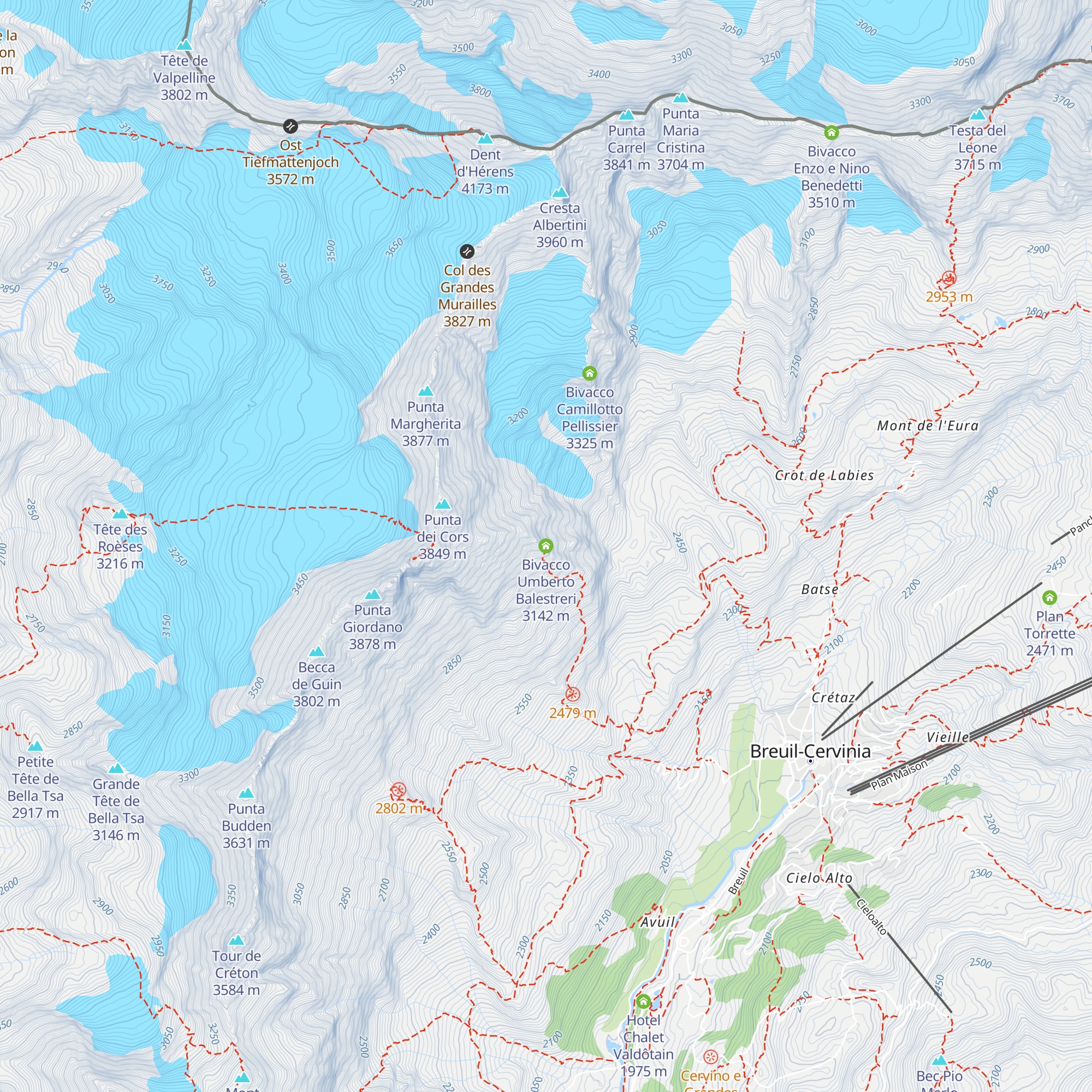 Bivacco Umberto Balestreri map