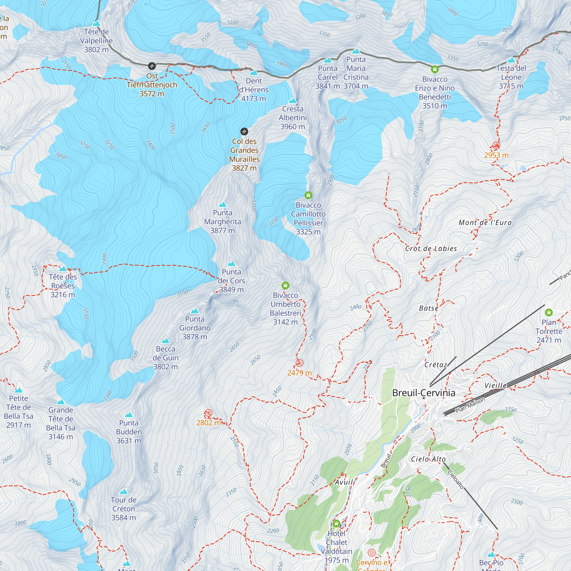 Bivacco Umberto Balestreri map