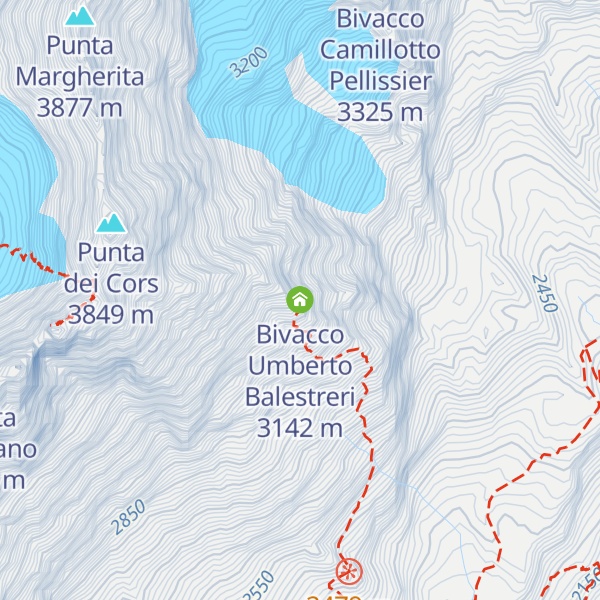 Map of Bivacco Umberto Balestreri