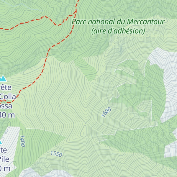 Map of Cime d'Anan