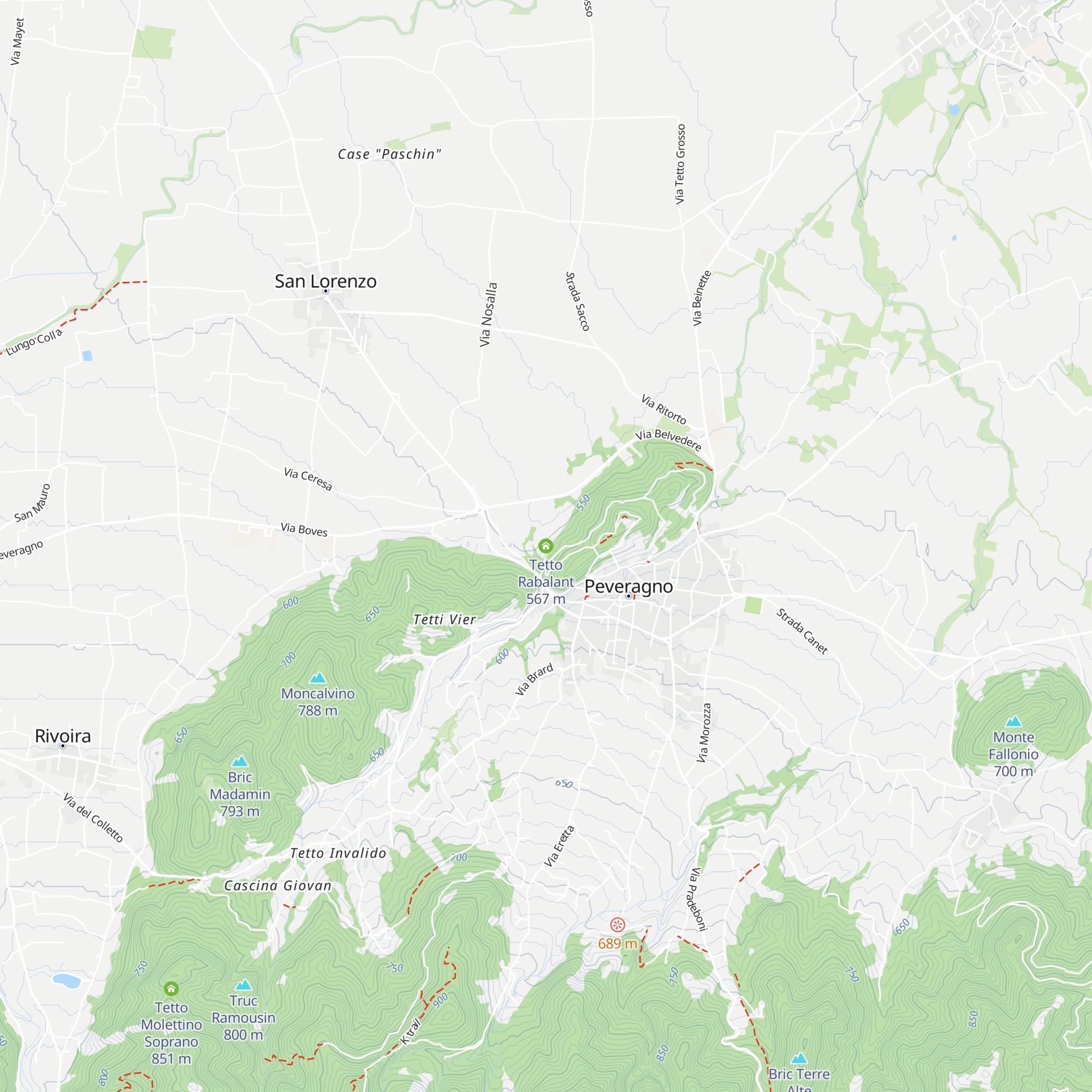 Tetto Rabalant map
