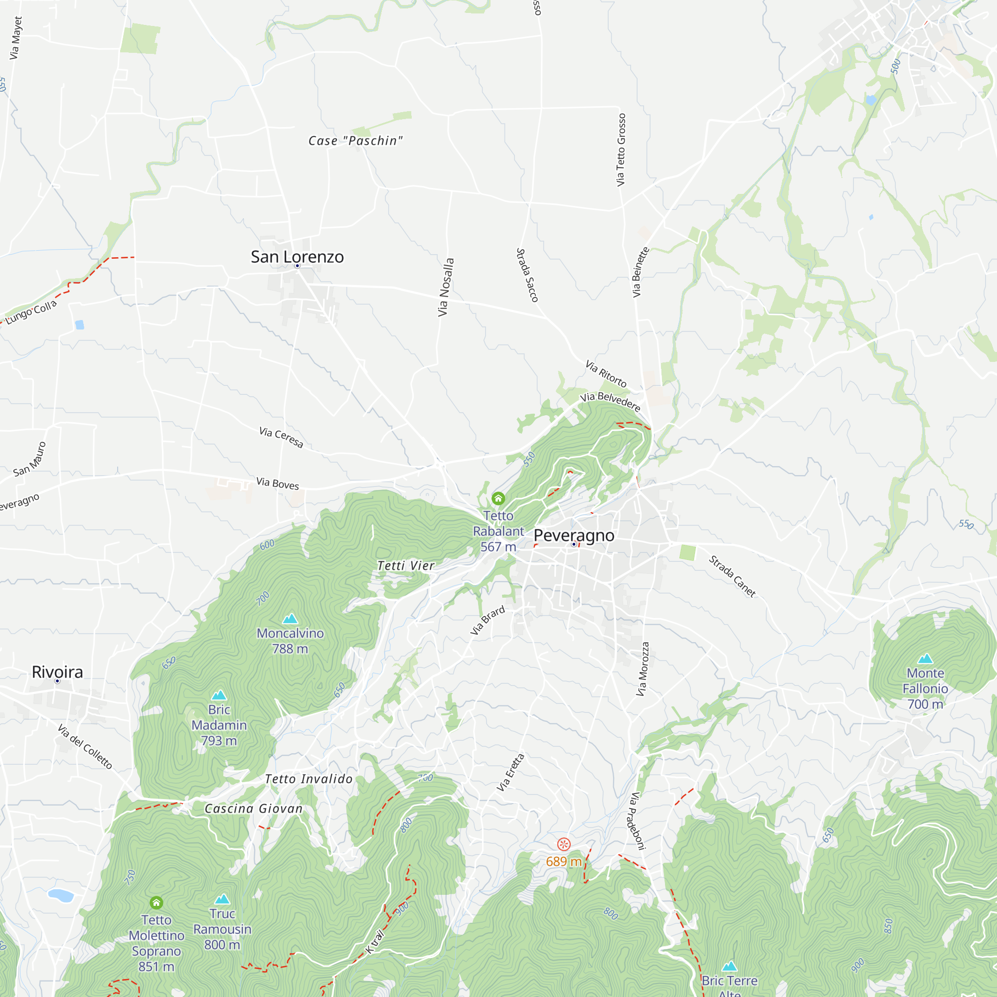 Tetto Rabalant map