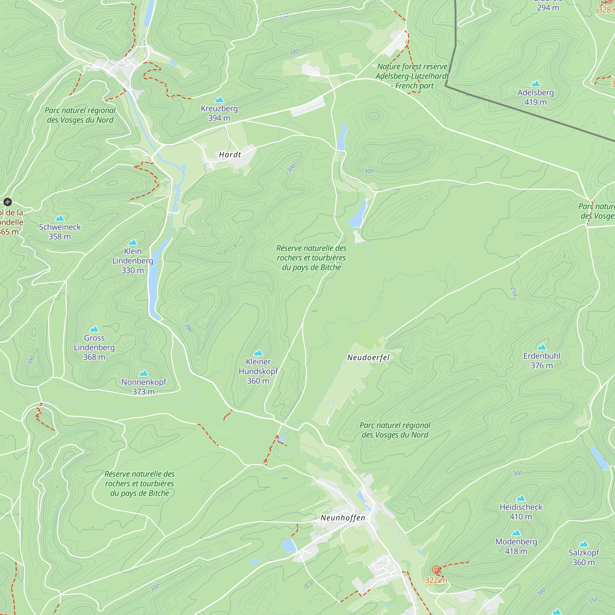 Russhuette map
