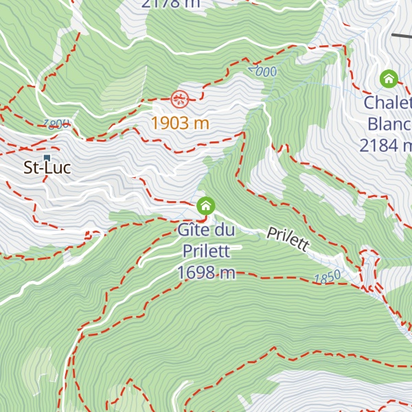 Map of Gîte du Prilett
