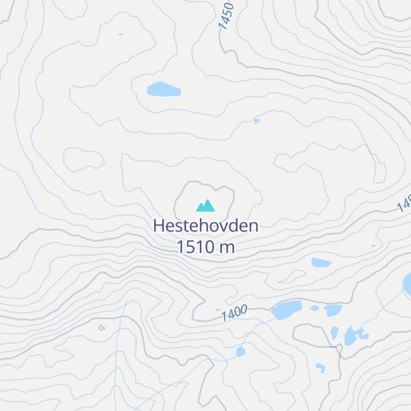 Map of Hestehovden