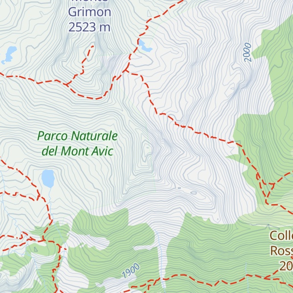 Map of Cime Perche