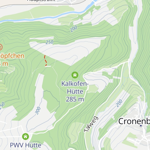 Map of Kalkofen-Hütte