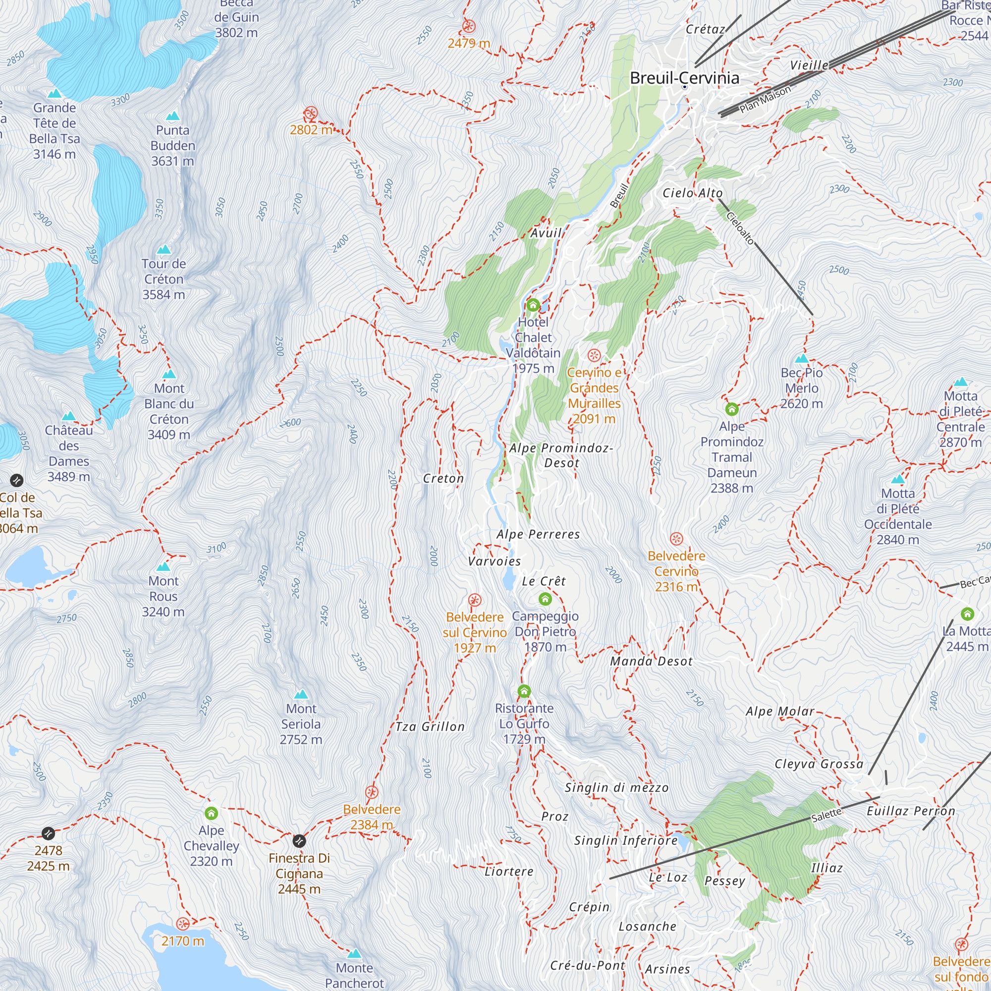 Casa per ferie Cesare Frassy map