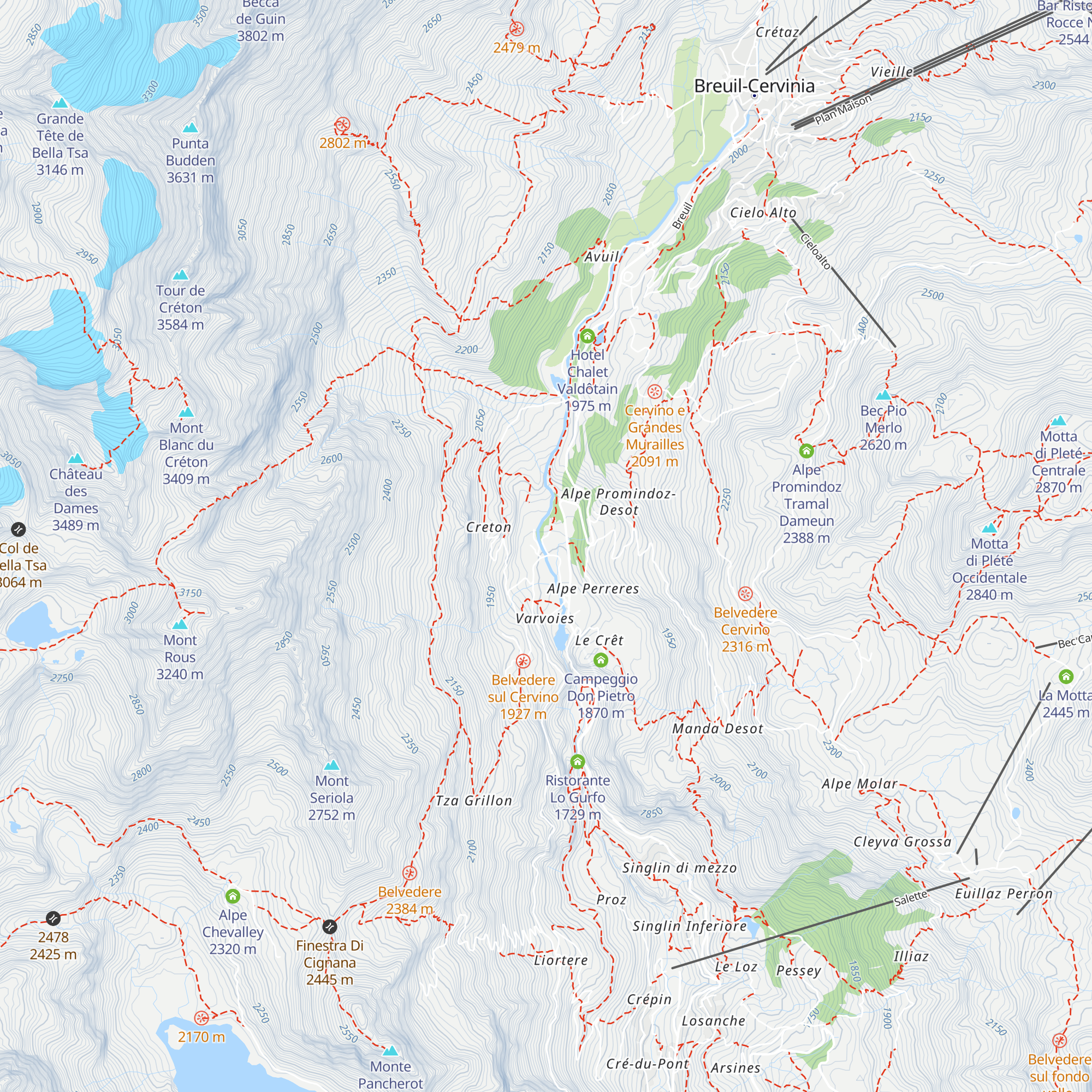 Casa per ferie Cesare Frassy map