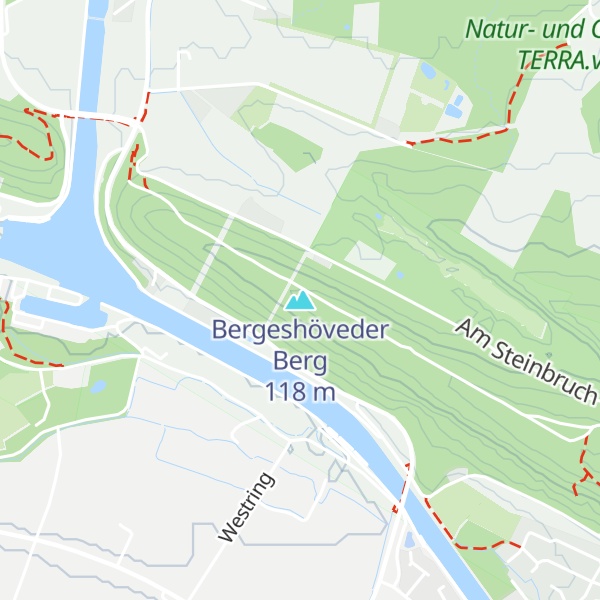 Map of Bergeshöveder Berg