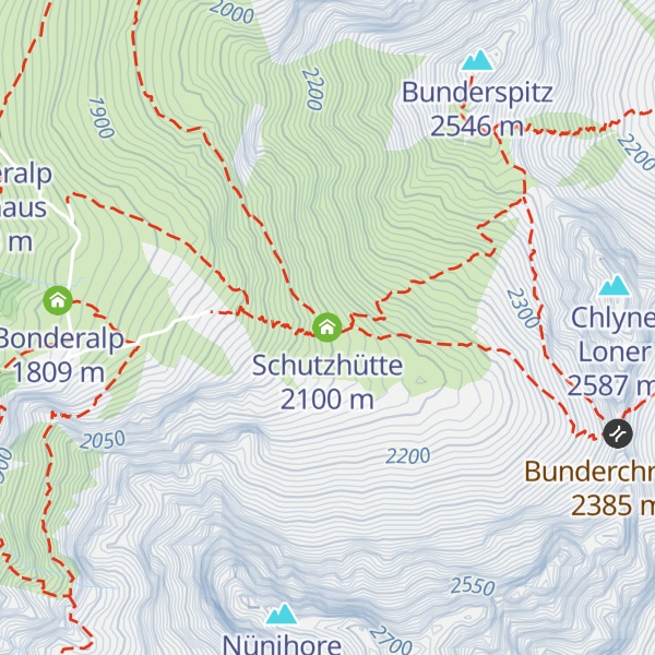 Map of Schutzhütte