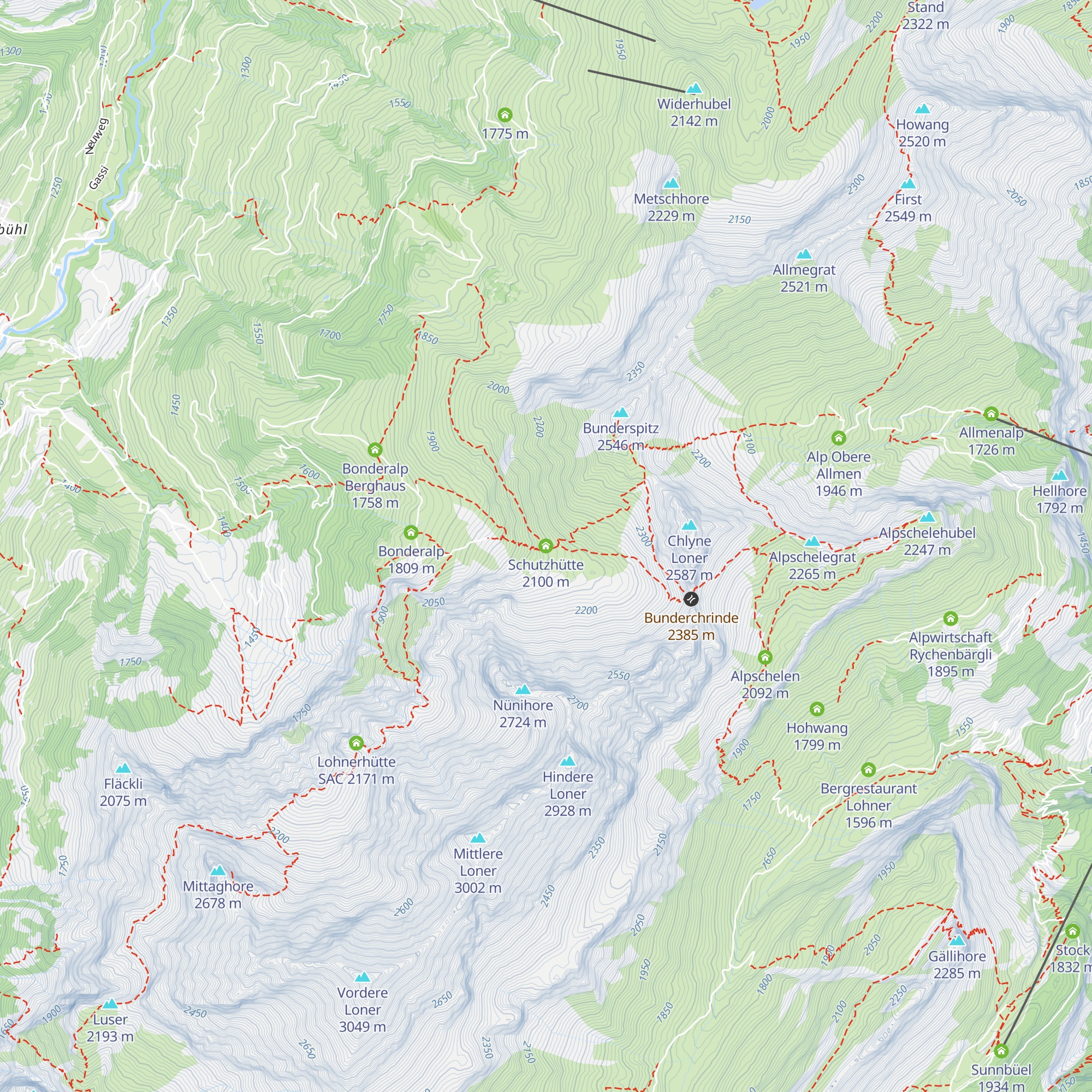 Schutzhütte map